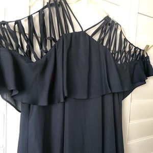 Gianni Bini Fun Navy Dress! L